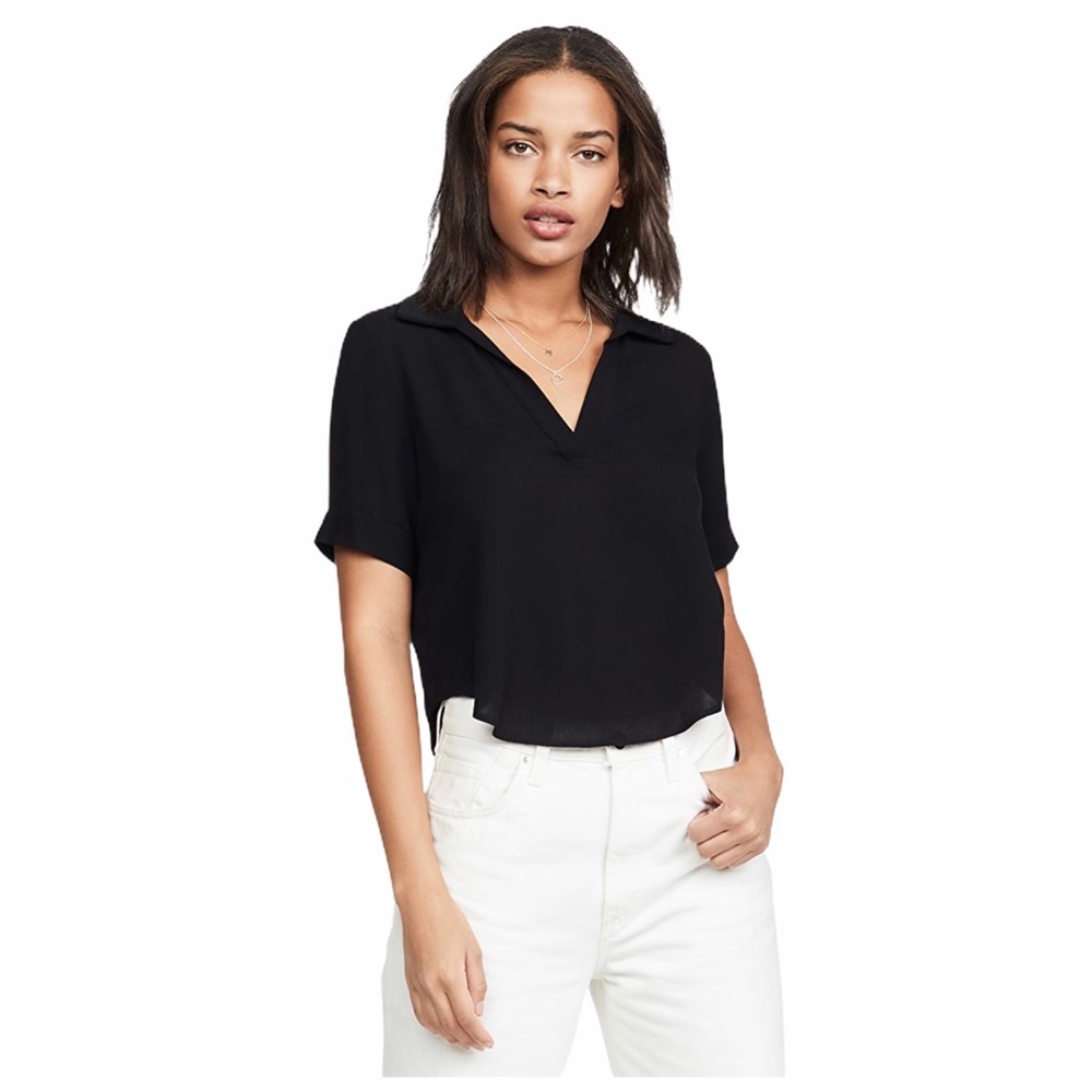 NWT Rachel Comey New Swift Polo V Neck Blouse